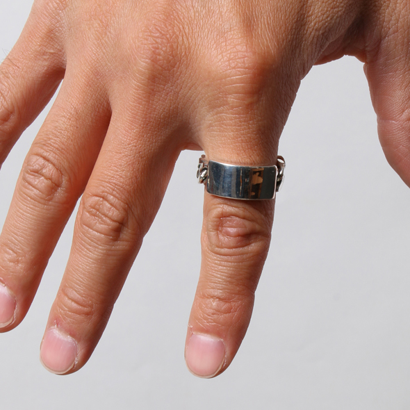 VIVIFY IDリング　19号 Back Hallmarks ID Ring/Plain | VIVIFY | ビビファイ