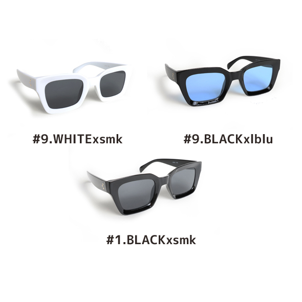 AARN sunglasses アーロン サングラス ホワイト オーバルサングラス | EYARN