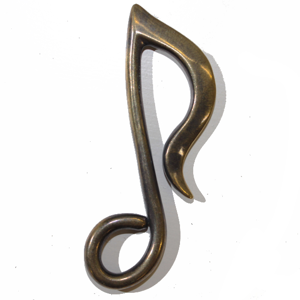【決算SALE】Classical Note Brass Keyholder
