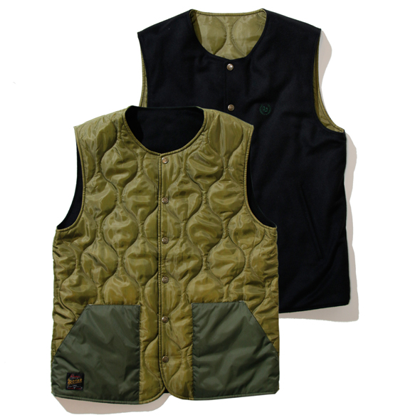 Reversible Quilting Work Vest | ROTAR | ローター