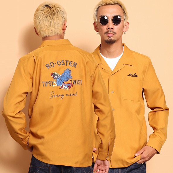 大人気 美品 Rooster Bowling lining shirt ローター Rooster Bowling shirt | ROTAR | ローター