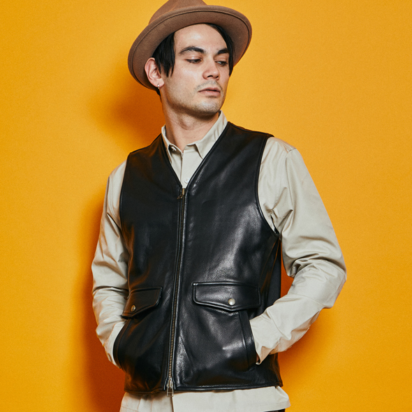 Cow Leather Vest | ROTAR | ローター