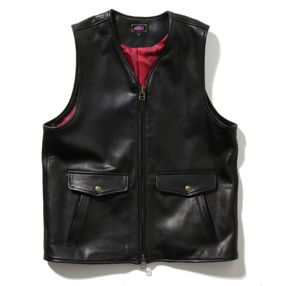 Cow Leather Vest | ROTAR | ローター