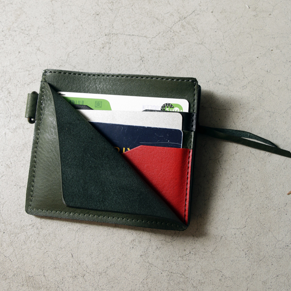 Compact leather wallet | ROTAR | ローター