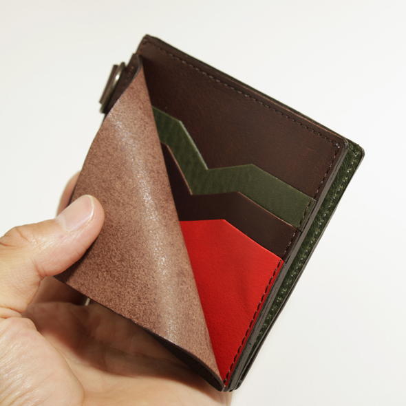 Compact leather wallet | ROTAR | ローター