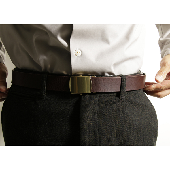 Free buckle leather belt | ROTAR | ローター
