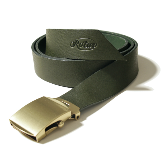 Free buckle leather belt