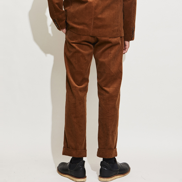 パンツ WIRROW / Corduroy tuck pants (unisex) WIRROW -Corduroy Tuck Pants, Simple Belt- | twelve blog
