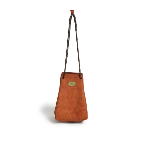 Leather drawstring bag | ROTAR | ローター