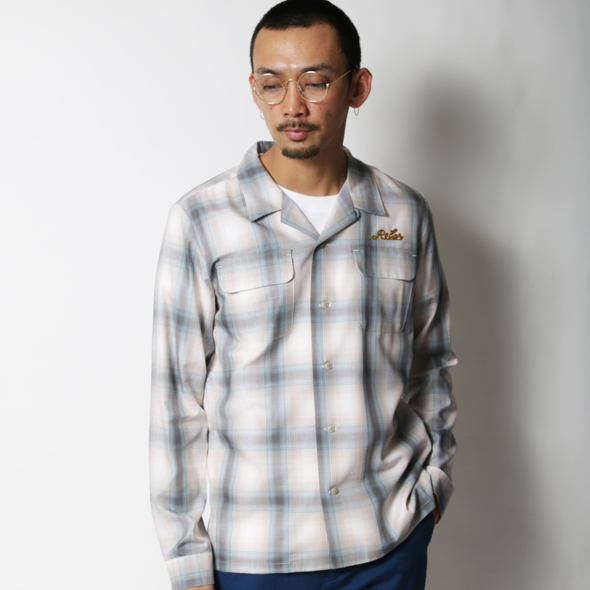 Tencel Check Open Coller Shirt