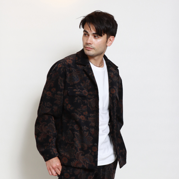 ROTAR ローター　コーデュロイ　ジャケット　ブラック　M Horseshoe Souvenir Jacket | ROTAR | ローター