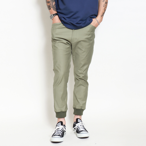 Back Satin Stretch Sarrouel Pants | ROTAR | ローター