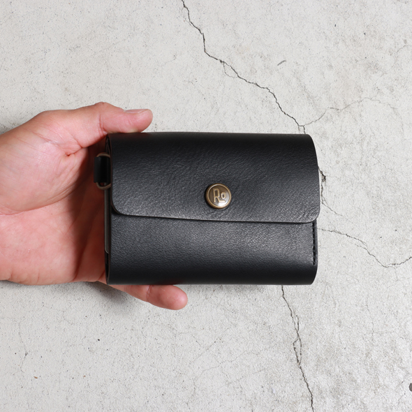 ブラック☆Middle Leather Wallet New York leather middle wallet | ROTAR | ローター